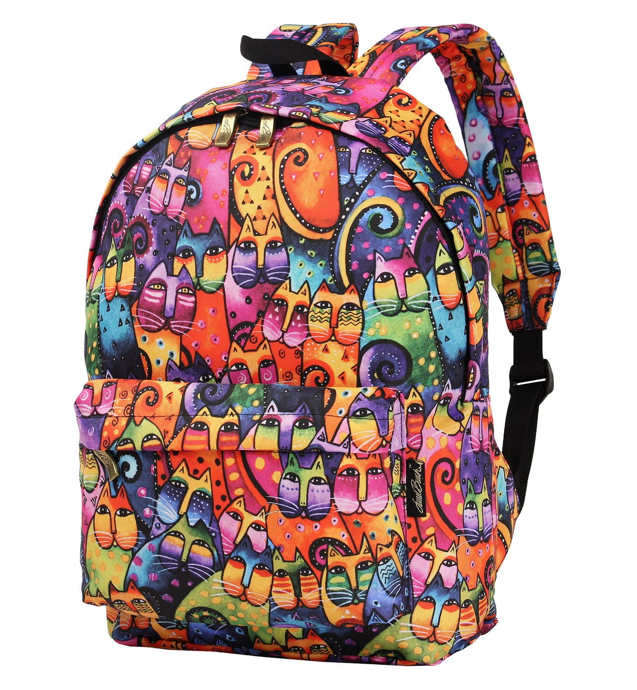 Laurel Burch "Feline Tribe" Nylon Backpack