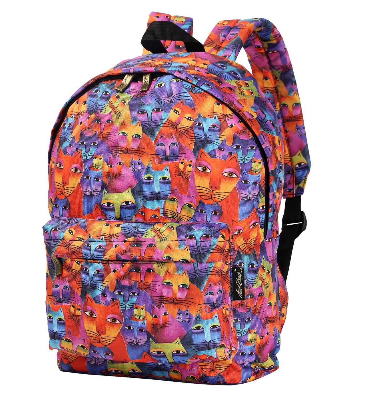 Laurel Burch "Feline Familia" Nylon Backpack