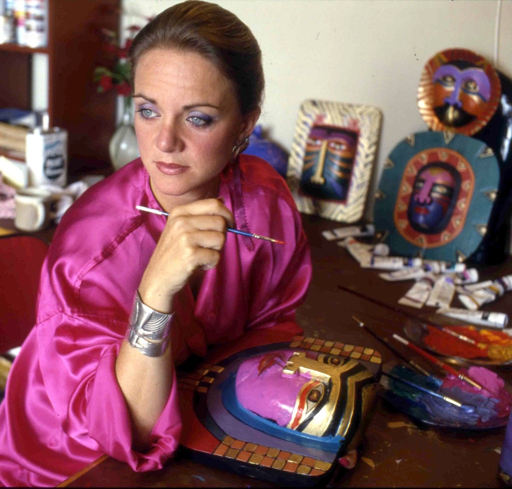 Laurel in her Sausalito, California studio circa 1987.
